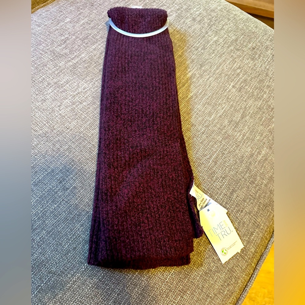 Time & Tru purple scarf
